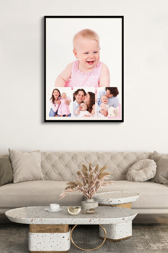 Fotocollage auf Leinwand - Ihr Lieblingsbild als Hintergrund (30x40cm)