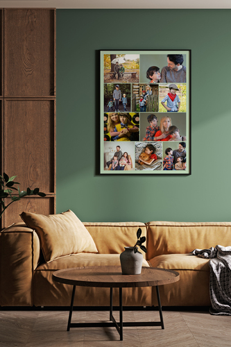 Fotocollage „Du & Ich“ auf Poster – im Hochformat 30x45cm