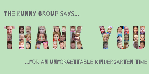 Create a "Thank You" Photo Collage for a Memorable Kindergarten Farewell