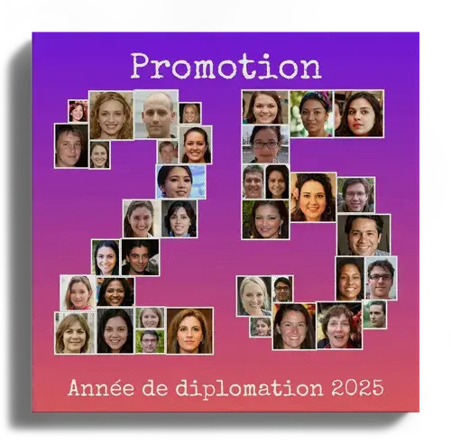 Personnes de la promotion photos en collage