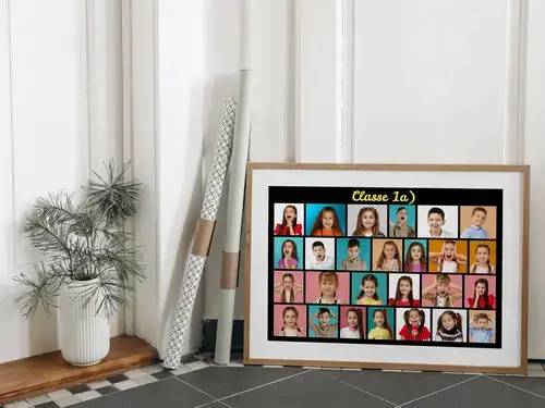 Photo de groupe classe/école personnalisée