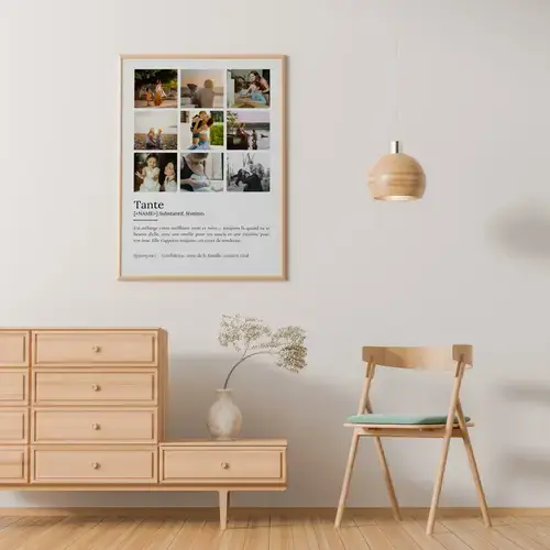Poster Définition Tante – Style Duden, Personnalisé