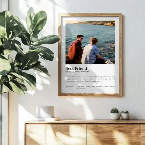 Best Friend Definition Poster - Personalized Gift