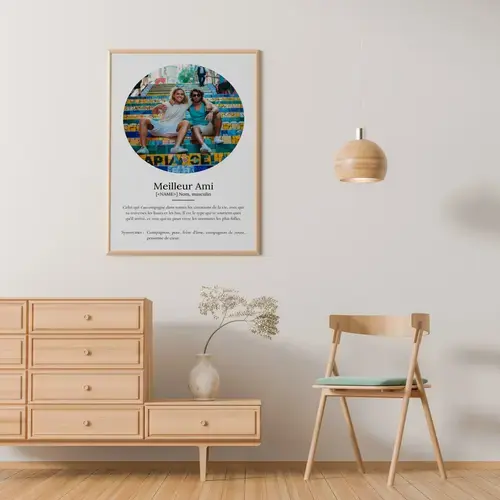 Poster Définition 'Meilleur Ami' personnalisable