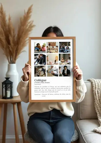 Poster Définition "Collègue" personnalisable
