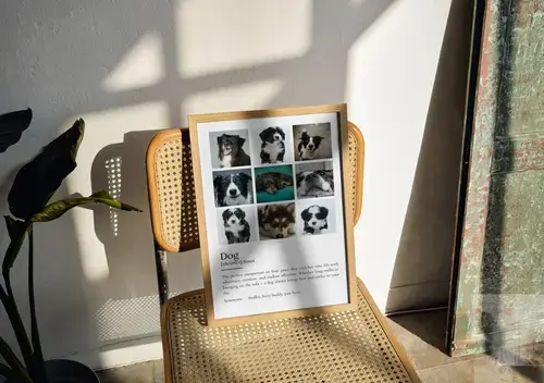 Dog Definition Poster - Personalized Gift