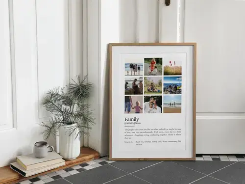 Family Definition Poster - Personalized Gift