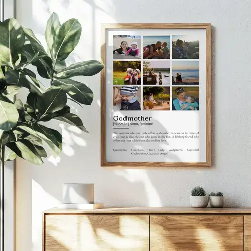 Customizable Godmother Definition Poster