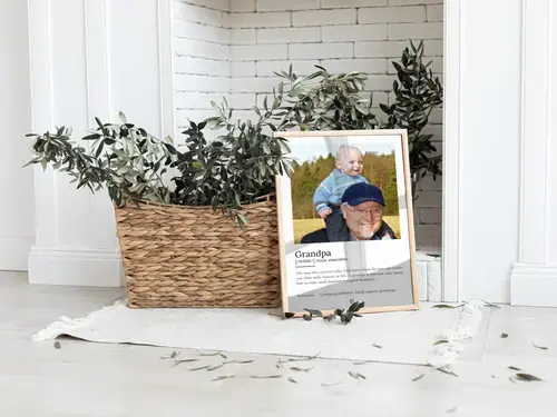 Custom Grandfather Definition Poster