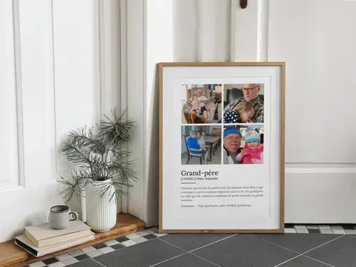 Poster Définition Personnalisable "Opa"