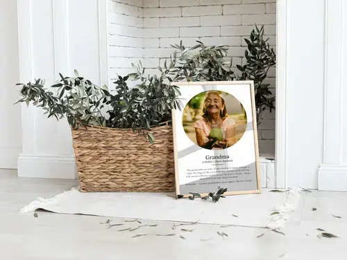 Customizable "Grandma" Definition Poster