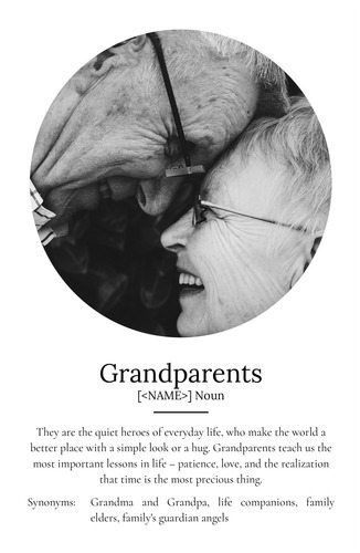 Create a Personalized Grandparent Definition Poster - Cherish Special Moments