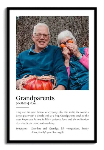 Create a Personalized Grandparent Definition Poster - Cherish Special Moments