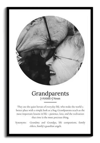 Create a Personalized Grandparent Definition Poster - Cherish Special Moments