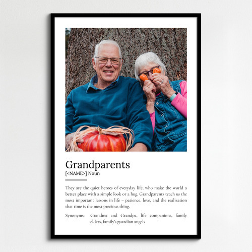 Create a Personalized Grandparent Definition Poster - Cherish Special Moments