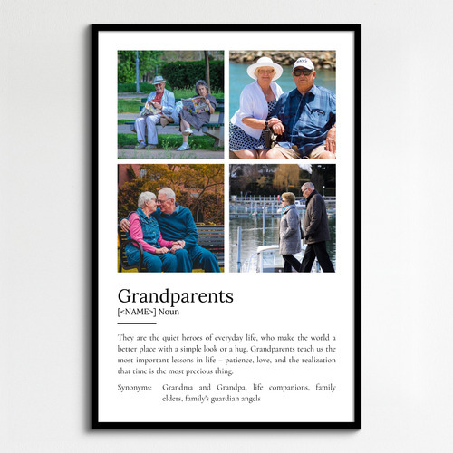 Create a Personalized Grandparent Definition Poster - Cherish Special Moments