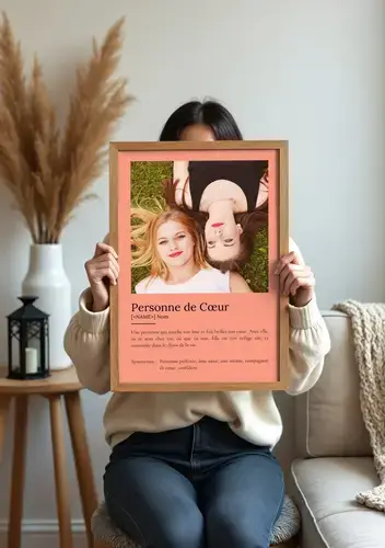 Poster Définition 'Herzensmensch' personnalisable