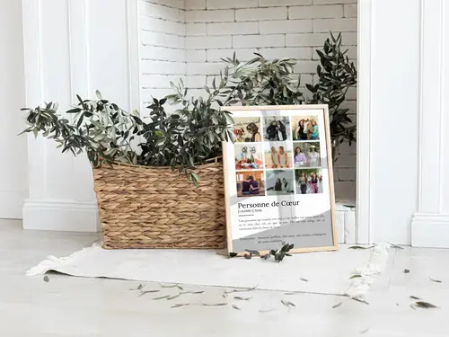 Poster Définition 'Herzensmensch' personnalisable