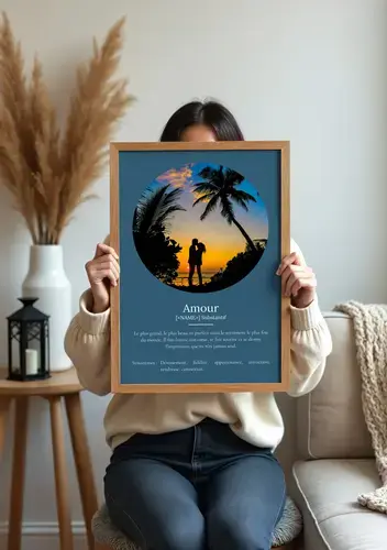 Affiche Définition Amour personnalisable
