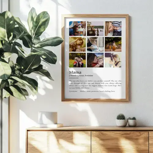 Personalized 'Mama' Definition Poster