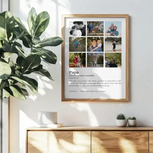 Customizable Definition Poster - Papa Style