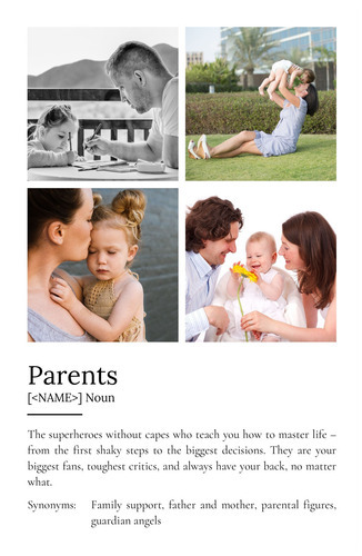 Create Your Personalized Parent Definition Poster – A Unique Gift