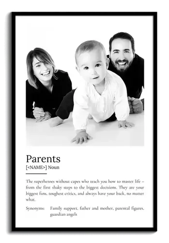 Create Your Personalized Parent Definition Poster – A Unique Gift