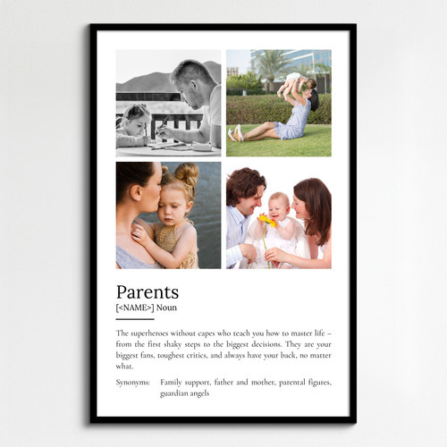 Create Your Personalized Parent Definition Poster – A Unique Gift