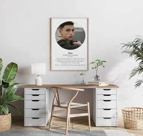 Personalized Son Definition Poster Template
