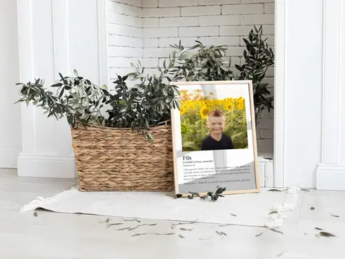 Poster Définition Fils Personnalisé