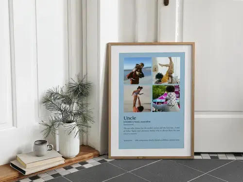 Uncle Definition Poster – Personalized Gift