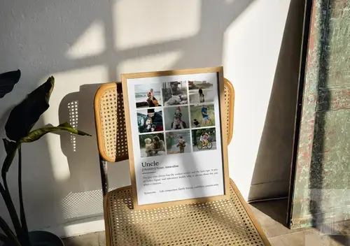 Uncle Definition Poster – Personalized Gift