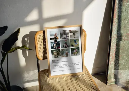 Poster Définition Personnalisé "Oncle"