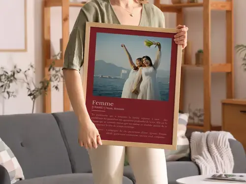 Poster Définition Personnalisé "Épouse"