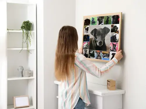 Dog Lovers Photo Collage with Central Image