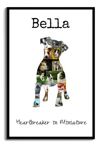 Create Your Jack Russell Collage - Personalize with Photos & Text