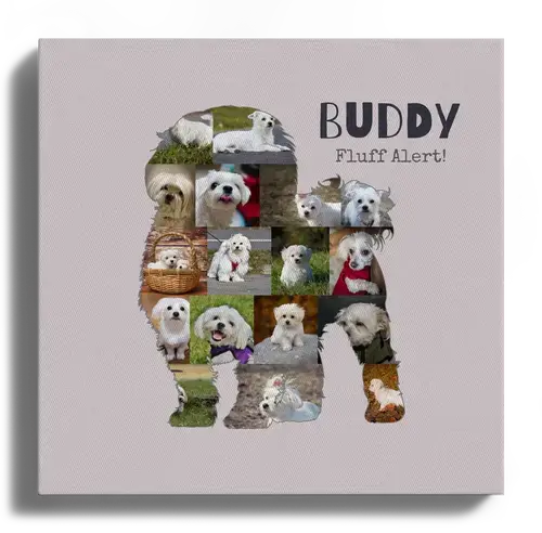 Create Your Maltese Photo Collage - Personalize with Your Pup's Photos and Text