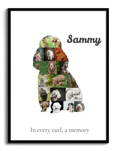 Create Your Custom Poodle Photo Collage - Cherish Memories