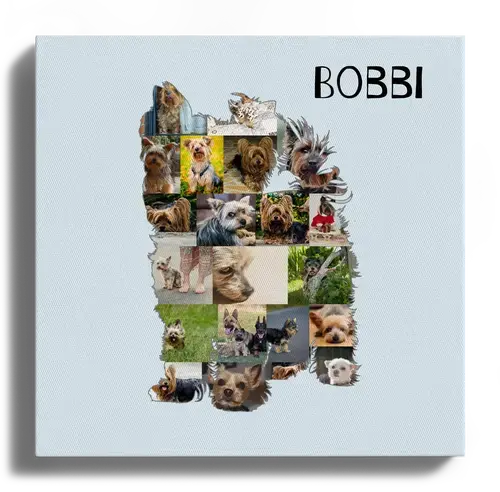 Create Your Own Yorkie Photo Collage: Personalize with Photos and Text