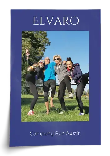 Corporate Run Photo Collage Template