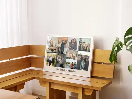 "Friendship Photo Collage: Echte Freunde Unbezahlbar"