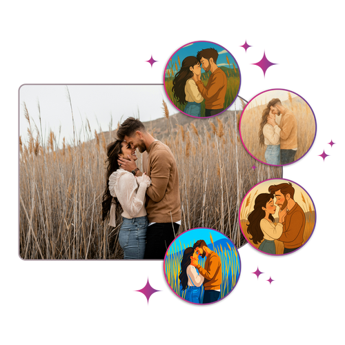 Photo to AI Art Conversion - Watercolor & More