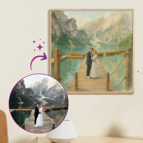 Photo to AI Art Conversion - Watercolor & More