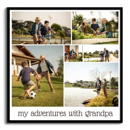 Gift for Grandparents My Adventures with Grandpa