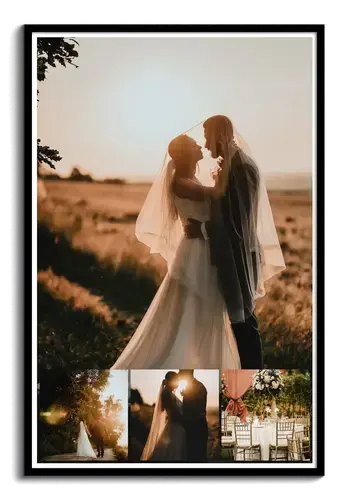 Create a Stunning Wedding Photo Collage: Personalize Your Unique Memory