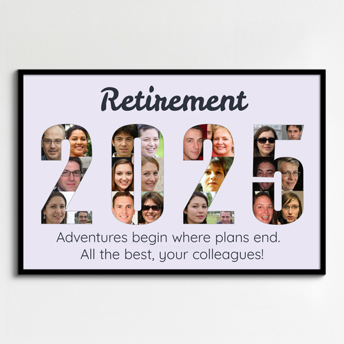 Create a Retirement Photo Collage as a Unique Farewell Gift