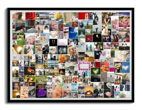 Create Your Wedding Photo Collage – Up to 200 Pics for a Memorable Gift