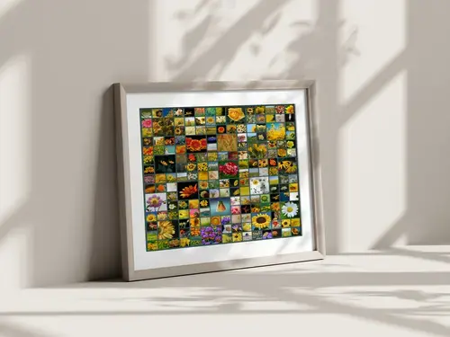 Square Classic Photo Collage: 1-225 Images