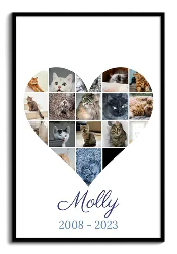 Pet Memorial Photo Collage Templates