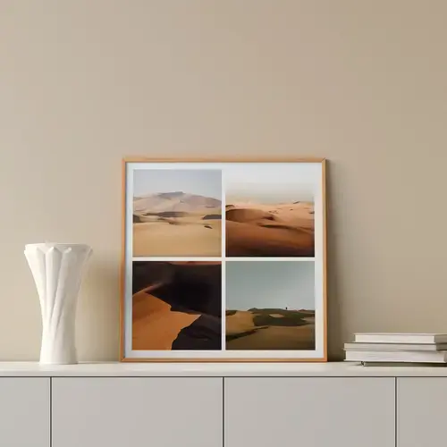 Desert and Glacier Phenomena Collage Prints